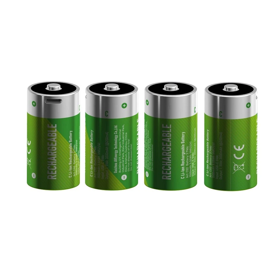 Rechargeable ityòm C selil batri